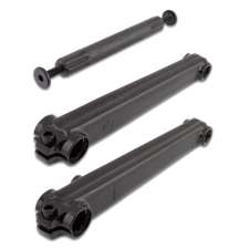 SE V-Ridge Cranks 180mm Black
