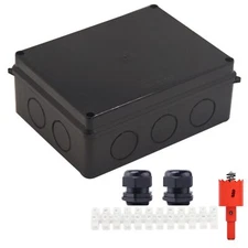 Junction Box Reserved Holes Electrical Boxes Waterproof IP65 ABS Plastic Elec...