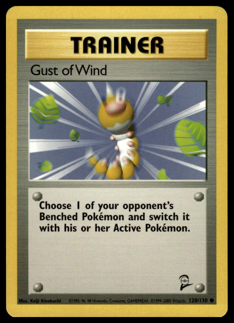 Pokemon Base Set 2 120/130 Gust of Wind