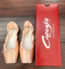 NIB Capezio #1118 Demi Pointe Pink Ballet Dance Pointe Toe Shoe