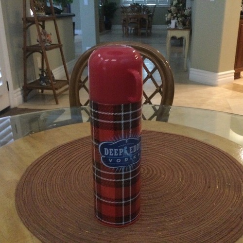Two Size/Styles "Deep Eddy" Vodka Thermos Promotional Items - Picture 6 of 15