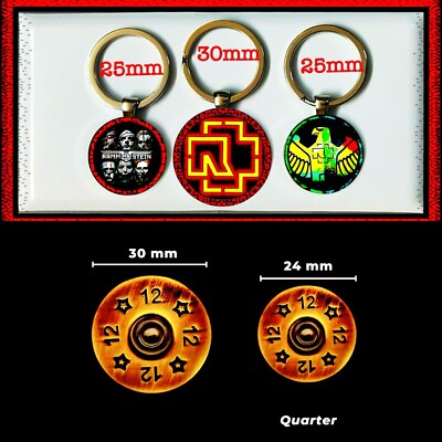 POLICY VIOLATION ARTIST  1 JUMBO KEYCHAIN (30mm)  2 REGULAR KEYCHAINS (25mm)