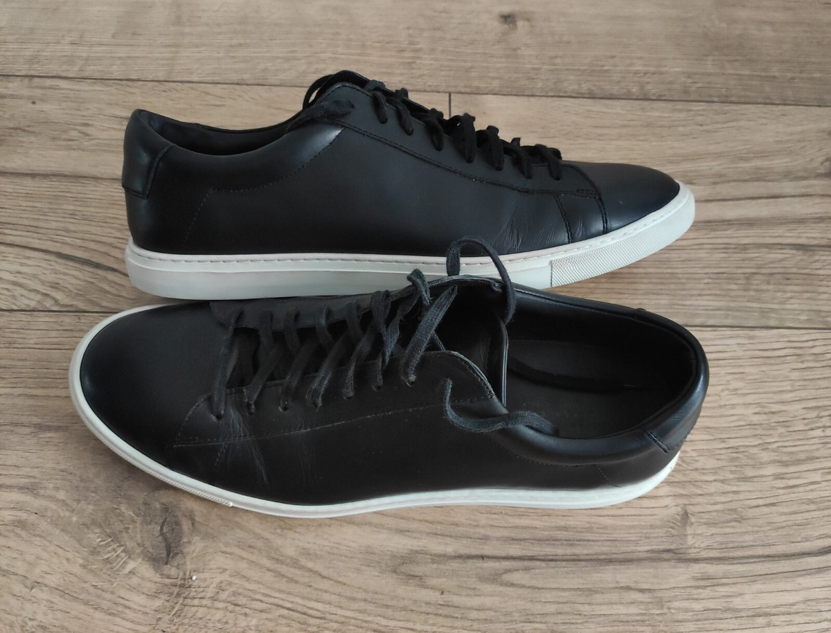 OLIVER CABELL Mens Leather Black Low 1 Sneakers Shoes Size 46 / US