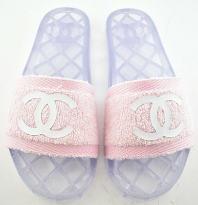 chanel clear pool slides