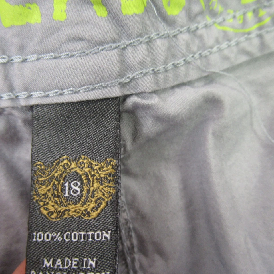 Pantalones Cortos Epic Threads Niños 18 Ligeros Exterior Bolsillos de Carga Gris Senderismo Foto 3 de 4