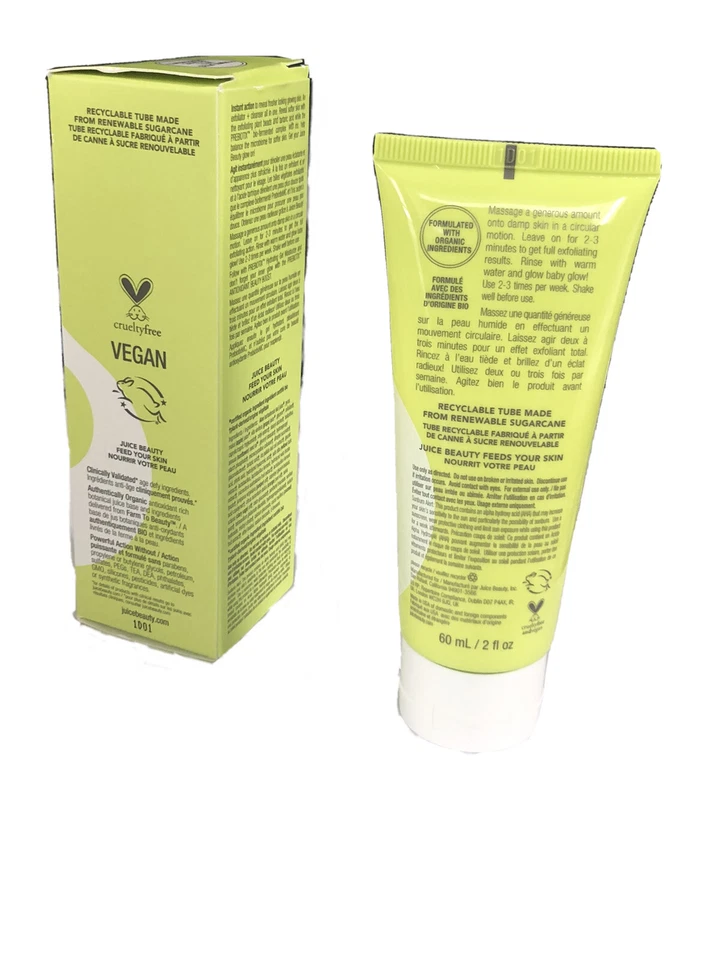 Juice Beauty Prebiotix Instant Flash Facial Tartaric + Iris 2 Fl Oz NIB - Image 3 of 4