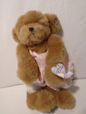 Annette Funicello 13"Plush Collectible Bear Co Jointed striped Dress ear tag