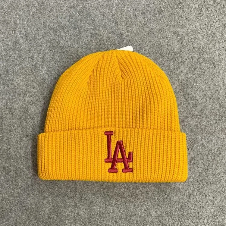 Nueva York Los Ángeles LA Dodgers Tejido Puños Gorro Acrílico Reloj Sombrero Gorra Invierno Foto 4 de 4