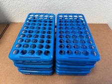 Saricho 50-Well Tube Rack with silicone pad for 5ml/10ml/15ml Tubes (set of 6)