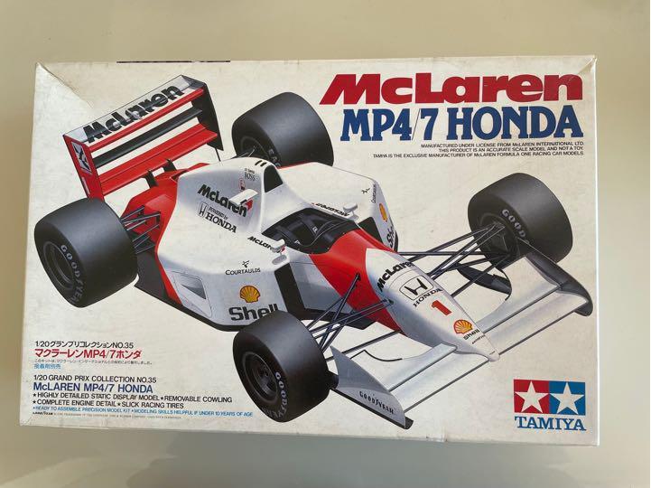 TAMIYA - 【未使用】マクラーレンMP4/7ホンダ セナ 1/20グランプリコレクション Tamiya 1/20 McLaren MP4/7 Honda Ayrton Senna Model Model Kit