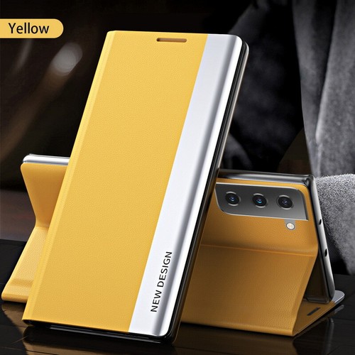 For Samsung S22 S21 Plus S20 FE A52 A72 A21S Flip Leather Hybrid Hard Case Cover - Picture 12 of 20