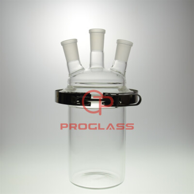Lab Glass Cylinder Reactor 24/ 40 Three Necks