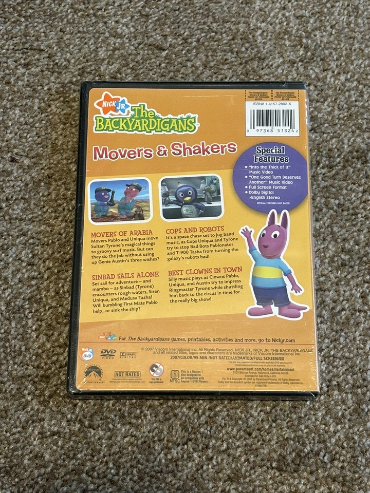 Backyardigans Movers Shakers (DVD, 2007) New Sealed 97368513242 eBay