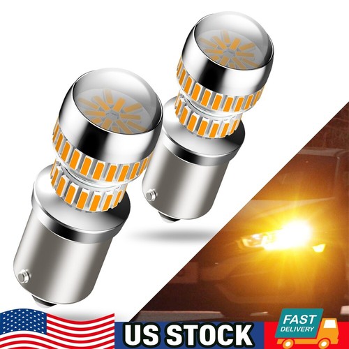 Ampoules Clignotantes LED AUXITO 1157/2057 Ambre - 8 LEDs, 1400LM, CANbus - Kit 2 Pièces