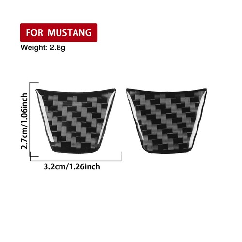 Cubierta de parasol de techo delantero de fibra de carbono real para Ford Mustang GT 2024-2025 - Imagen 11 de 22