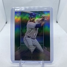 Yordan Alvarez RC 2020 Panini Chronicles Titanium Green Houston Astros