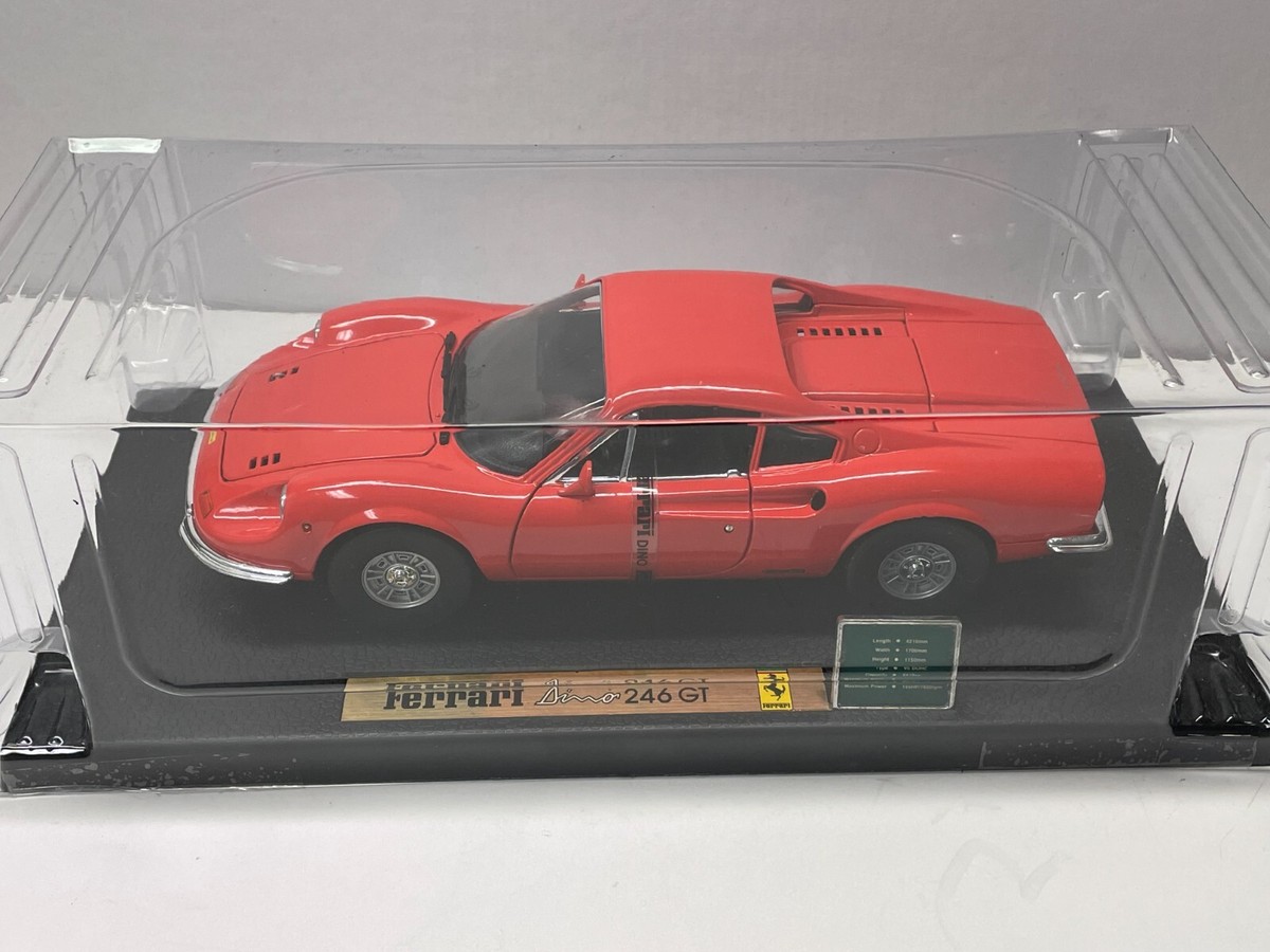 Ansonアンソン1/18ミニカー フェラーリ ディーノ　Dino 246GT FERRARI 246 GT DINO RED ANSON OLD RELEASE 1:18 BRAND NEW IN