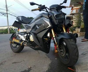 Universal 7/8" Handle Bar Mirrors For 2019 Honda Grom 125 MSX - Black Convex Motorcycle Mirrors 5 thumbnail image