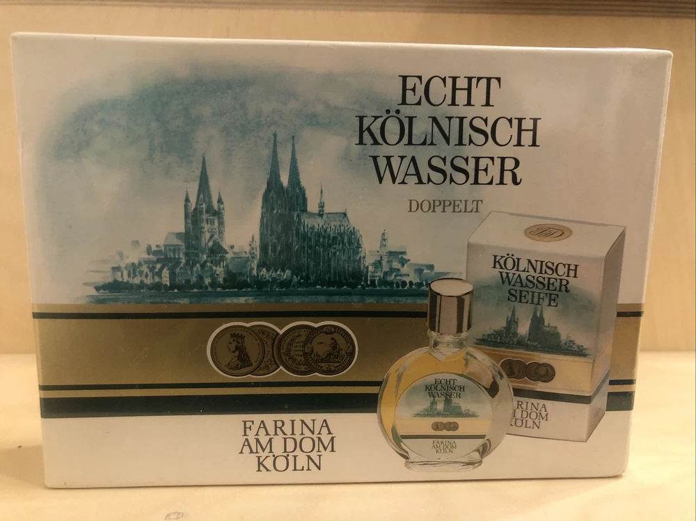 Echt Kölnisch Wasser, Farina am Dom Köln Set, Vintage, zum Sammeln