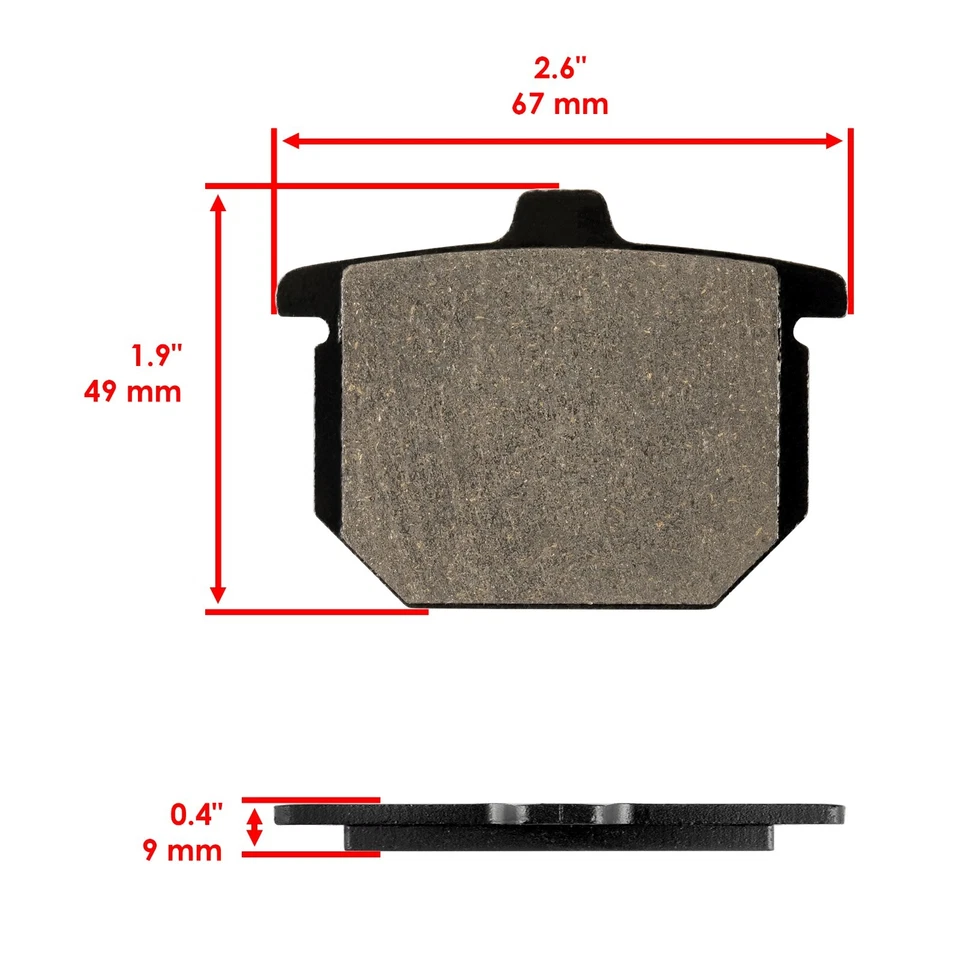 Brake Pads for Honda GL1100I Goldwing Interstate 1980 1981 Front Rear Brake Pads - Imagen 2 de 4