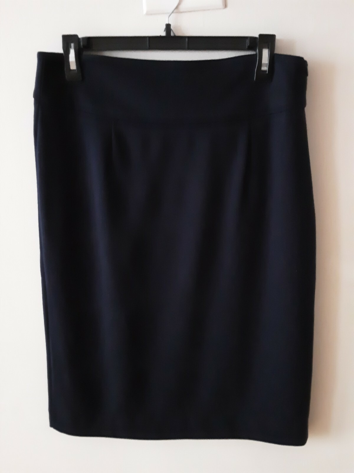 Grace Elements Navy Pencil Knee Length Skirt Size… - image 1
