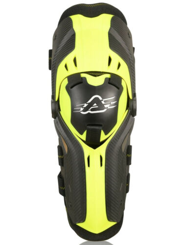 ACERBIS GORILLA HINGED KNEE GUARDS YELLOW SHIN MOTOCROSS MX ENDURO CHEAP BRACE - Picture 3 of 4