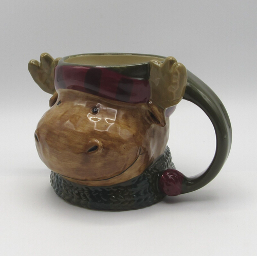HEARTLAND BY ST. NICHOLAS SQUARE MOOSE FIGURAL MUG EC - Picture 2 of 17