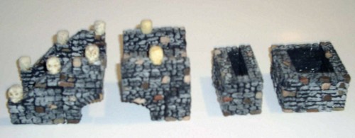 Roleplay 25mm 28mm Scenery D&D Wargame - Stair of Skulls - Picture 2 of 6