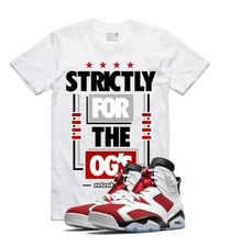 NEW Retro Kings AJ6 CARMINE STRICTLY 4 OGS WHITE Tee Shirt SMALL-3XL MADE IN USA