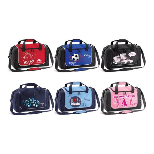 Bolso deportivo turntasche para niños Teens nombre deseo motivo Sport  gimnasia futbol | eBay
