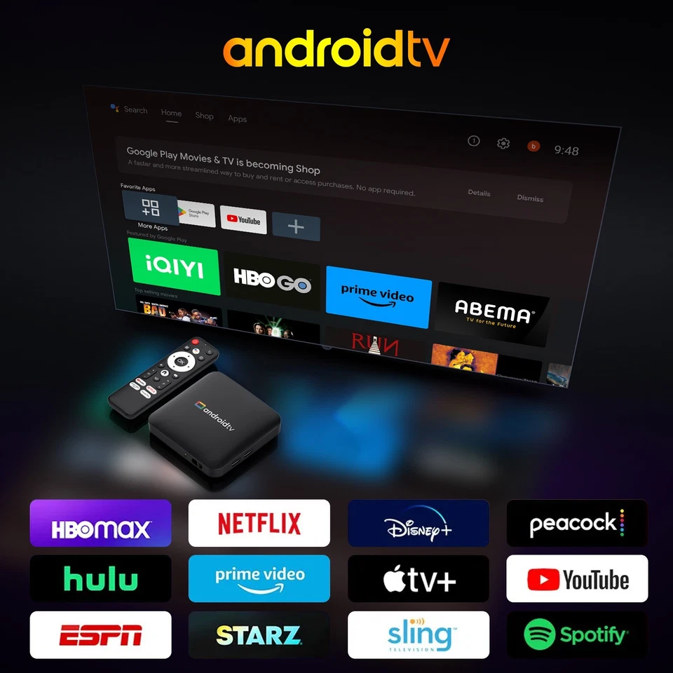 2025 H96 Max Android 14.0 SmartTV Box 16GB Quad-Core 4K UHD Media Player WiFi - Image 4 of 4