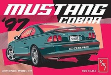 Amt 1997 Ford Mustang Cobra - Plastic Model Vehicle Kit - 125 Scale - 1494