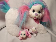 Puppy Surprise 2018. 2 Babies Momma dog Rainbow Pink Purple Teal Stars Plush