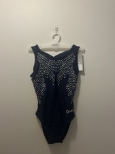 Quatro Mae Navy Tank Leotard - Brand New w Tags