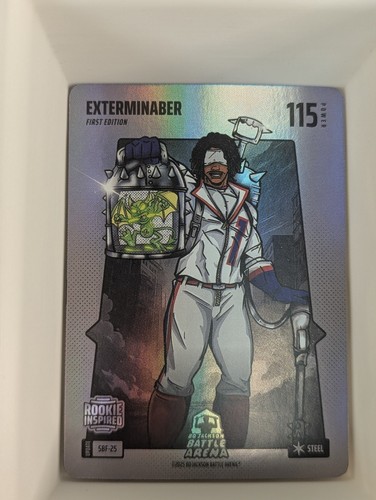 Bo Jackson Battle Arena Update SILVER Foil SBF-25 EXTERMINABER Malik Nabers