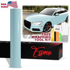 ESSMO PET Super Gloss Ocean Mist Teal Vehicle Vinyl Wrap Decal Glossy Like Paint