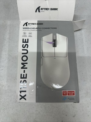 ATTACK SHARK X11SE Wireless Gaming Mouse Charging Cable,BT/2.4G Wireless/Wired