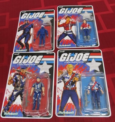 GI Joe ReAction 2026 4 AMERICA'S 250th FIGURES Snake Eyes Duke Lady Jaye Falcon