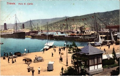 CPA AK Trieste Molo S. Carlo ITALY (1475154)