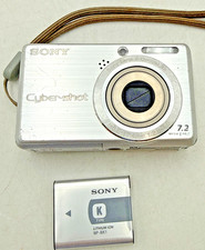 Sony Cyber-Shot DSC-S750 Digital Camera 7.2MP Powers On Screen Shows Images READ