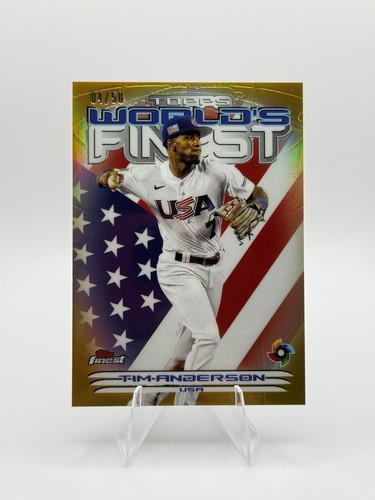 Tim Anderson #2000-21 2023 Topps Finest 2000 World's card