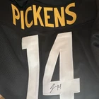 George Pickens Signed Pittsburgh Steelers #14 Football Jersey NFL Original