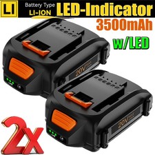2pack For WORX 20V MAX Extend Lithium Battery 20 Volt WA3520 WA3525 WA3575