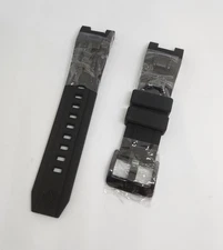 Invicta Subaqua Noma I SAN 1 Black Rubber Strap with Black Inserts Black Buckle