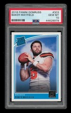 2018 Panini Donruss: #303 Baker Mayfield PSA 10 GEM MINT