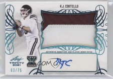 2021 Leaf Trinity Platinum Spectrum 63/75 KJ Costello #PA-KJC Patch Auto 0s1n