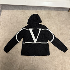 Valentino Herren Windbreaker mit Kapuze,Mit V...