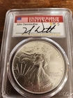 2024-W Silver Eagle PCGS MS70 First Strike Signed by John Dannreuther