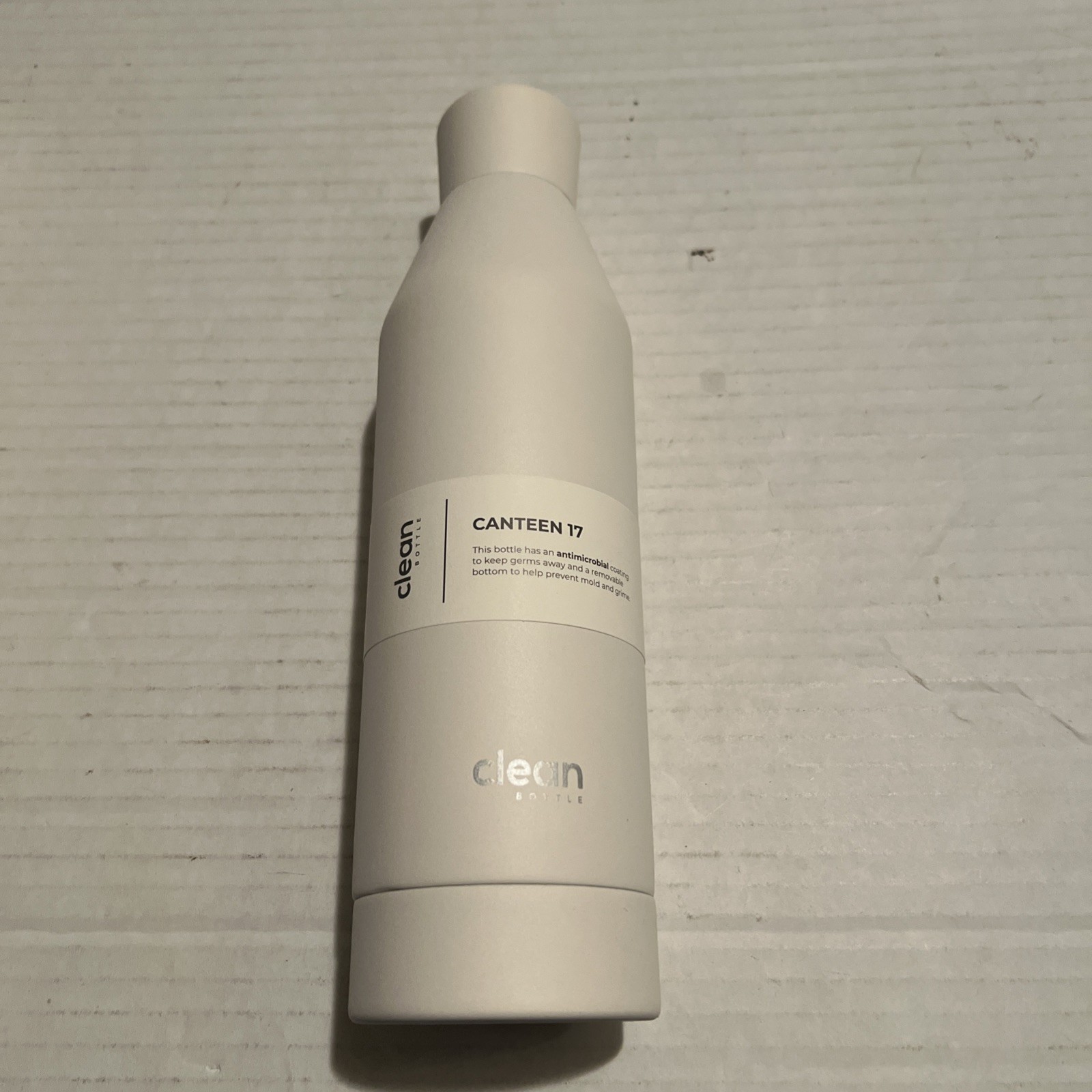 Canteen Insulated Stainless Steel Water Bottle 17oz White