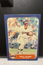 1986 Fleer Update - Will Clark #U-25 (RC)